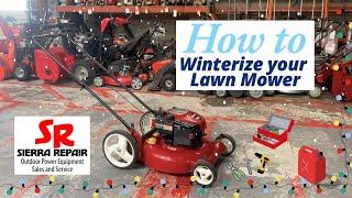 How to Winterize your Lawn Mower