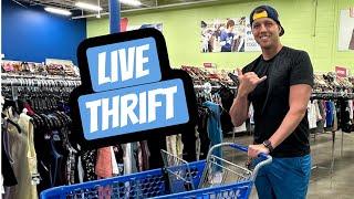 Thrift with Me LIVE - What To Resell Online