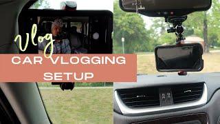 New Car Vlog Setup | Best Way To Vlog In Car