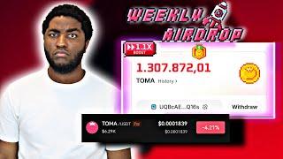 Tomarket Airdrop: Claim Weekly $TOMA Allocation | How to Earn More $TOMA Stars & Increase Rewards