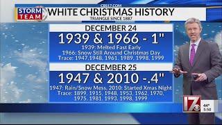 NC White Christmas Chances Wes Hohenstein CBS 17