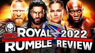 WWE Royal Rumble 2022 Review - ONE OF THE WORST ROYAL RUMBLE MATCHES EVER! RONDA ROUSEY RETURNS!