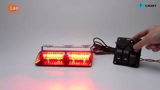 Nilight Emergency Strobe Lights, Windshield Hazard Warning Safety Flash Lights