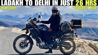 Hanle To Delhi 1000 KMS Non Stop In Just 26 Hours | Ep-09 | Nyoma To Delhi | Ladakh Ride |