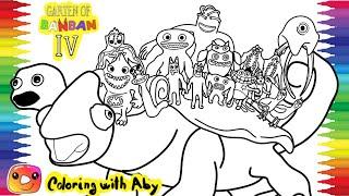 Garten Of Banban Chapter 4 New Coloring Pages / Color All New Monsters / NCS MUSIC