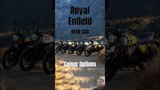 Royal enfield # New BEAR 650 colour option #automobile #interceptor #himalayan #shorts #short #yt