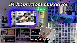 24 Hour Extreme Room Transformation | Room Makeover 2021 | LexiVee