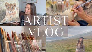 Artist Vlog - The Lake District & Pottery Painting, The Derwent Pencil Museum