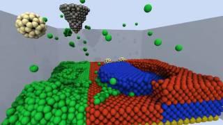 Virtual Atomic Force Microscope using Interactive MD with LAMMPS and VMD
