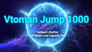 Vtoman Jump 1000 LiFePO4 Power Station Full Load Capacity Test