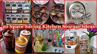 20 Space Saving Kitchen Organization Tips in Tamil | Space Saving Storage Ideas for Kitchen