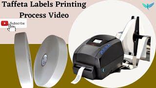 Garments Taffeta Labels Printing by Prezotech | Label Manufacturer | Best Prices for Barcode Printer