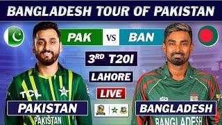 PAKISTAN vs BANGLADESH 3rd T20 MATCH LIVE COMMENTARY | PAK vs BAN MATCH LIVE