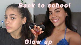 GLOWING up for back to school | Nails, Hair, Eyebrows , & Teeth whitening