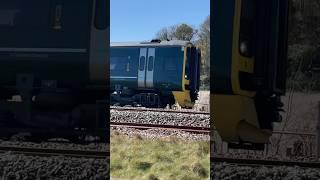 GWR class 158 rattling around the curve at Langstone rock on the Exmouth service 158765 DMU