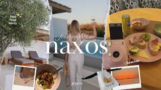 NAXOS, GREECE | Travel Vlog | best food spots, villa tour & nude beach?!