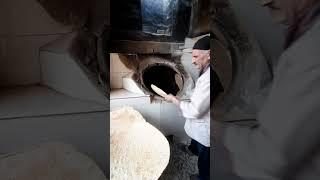 Traditional bakery in Iran