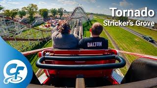 Tornado back seat on-ride 5K POV @60fps Stricker's Grove