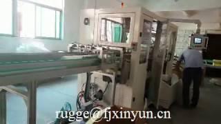 High speed automatic 4 rolls kitchen towel paper packingmachine