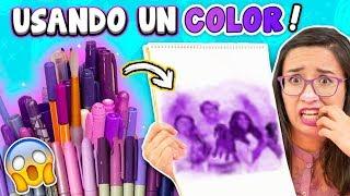 DIBUJANDO YOUTUBERS con TODOS mis materiales MORADOS Jukilop, Mis Pastelitos  Craftingeek