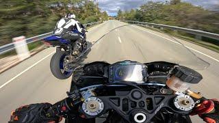 Yamaha R7 Vs Yamaha R6 Vs Aprilia Tuono V4 Street Ride