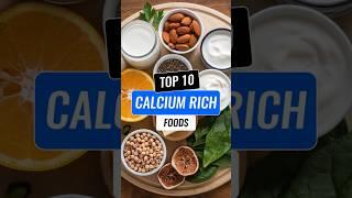 Top 10 Calcium-rich Foods #calciumdeficiency #calciumrichfood #strongbones