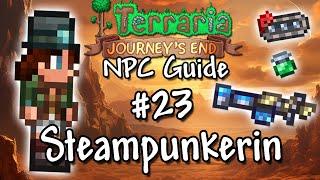  Terraria NPC Guide #23 | Die Steampunkerin | Funktionen, Spawn, Clentaminator und Trivia 