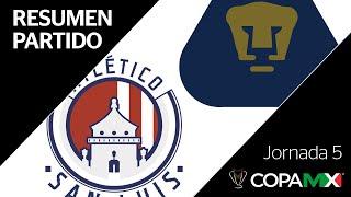 Resumen y Goles | Atlético San Luis vs Pumas | Copa MX - Apertura 2019  - Jornada 5