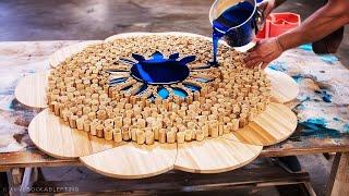 Turning Bamboo into Art: Creating Unique Masterpieces from Epoxy Resin and Bamboo