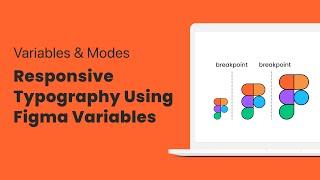 Automating responsive typography in Figma with variables and modes.