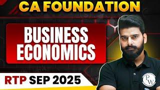 CA Foundation Business Economics RTP 2025 | CA Foundation Sep 2025 | Love Sir