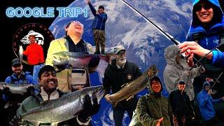 GOOGLE FISHING TEAM, STEVE PERDUE,RIVER SALMON, 1ST TIME FISHING HOWTO EP1,PREVIEW #google #fishing