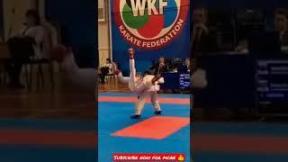 what a throw by kid #shorts #karate #kumite #throwing #kids #match