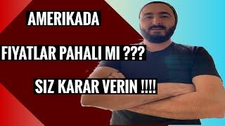 Amerikada Market Fiyatlari Gercekten Pahali mi ??  Karari Siz Verin!!!