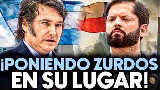 ¡CRUCE INTERNACIONAL! MILEI es DURÍSIMO contra PRESIDENTE GABRIEL BORIC por INSULTO de MINISTRO