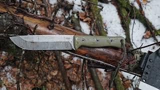 Survival knife - Reiff Knives F6 Leuku -  14 month review. Wilderness Perfection.