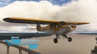 Local Legend 20 CAP-4 Paulistinha - Low Level Fun Around A Bridge - Microsoft Flight Simulator 2024