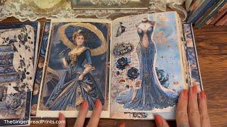 Whispers of Elegance: A 1.5-Hour ASMR Paper Craft Relaxation with "A Blue Rose Journal"