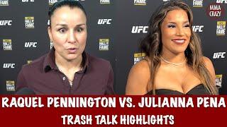 Raquel Pennington vs. Julianna Pena Trash Talk Highlights UFC 307