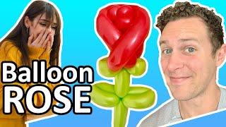 Rose / Flower - Balloon Twisting Tutorial (How to Make)