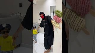 الشرطي يقبض على الحرامي اخيراً  #shorts