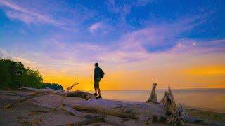 Camping with 350 Million Year Old Fossilized Coral Reef | Rock Point Provincial Park