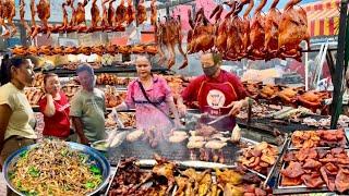 Cambodia Street Food - Tour in Phnom Penh - Grilled Chicken, Duck, Frogs, Fish, Crab, Soup & More