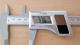 6 inch 150mm Plastic Solar Digital Caliper