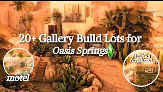 20+ must have sims 4 builds for Oasis Springs | The Sims 4