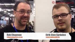 Chapman Guitars with Evenstad Musikk at NAMM 2014