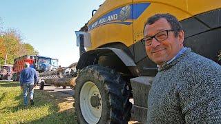 Le chantier d'ensilage de luzerne chez Jean-Bernard - 2021