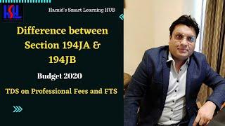 TDS on Professional Fees and Technical Services| Difference between Sec.194JA and Sec.194JB