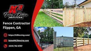 Fence Contractor in Flippen, GA | K3 Fencing & Outdoor Service LLC