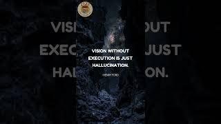 VISION WITHOUT EXECUTION | Practice English by listening to quotes. #engishlesson   #quotes #english